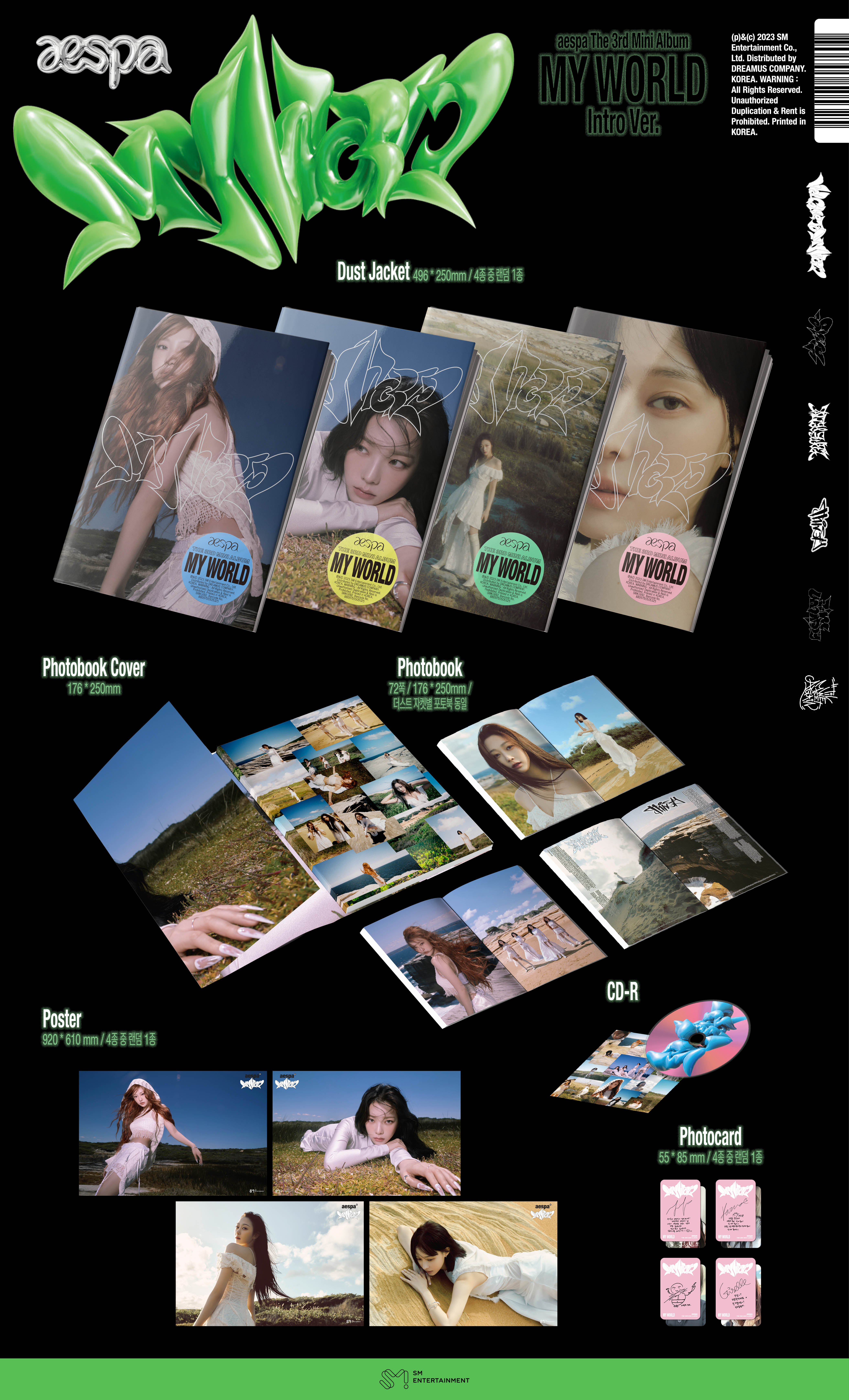 cn.ktown4u.com : fanclub item_[全款特典专] aespa - The 3rd Mini